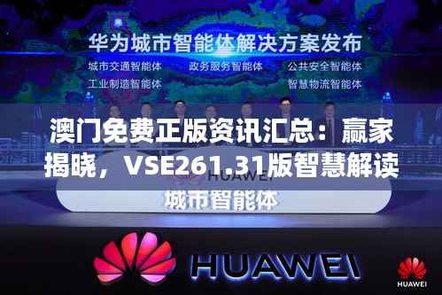 澳门免费正版资讯汇总:赢家揭晓,VSE261.31版智慧解读