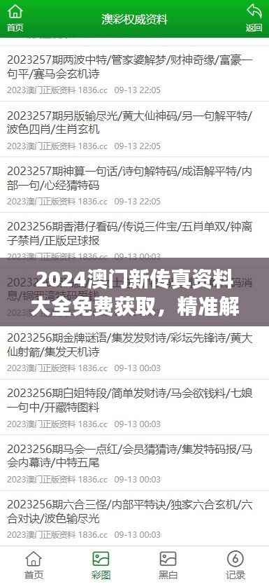 2024澳门新传真资料大全免费获取，精准解读挑战版WND404.05