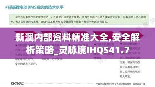 新澳内部资料精准大全,安全解析策略_灵脉境IHQ541.7
