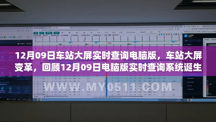 回顾,车站大屏变革,电脑版实时查询系统诞生之旅——车站大屏实时查询系统介绍(附日期,12月09日)