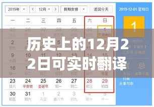 实时翻译输入法的诞生与成长，历史上的12月22日见证里程碑事件