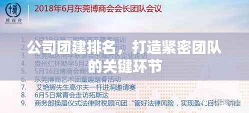 公司团建排名,打造紧密团队的关键环节